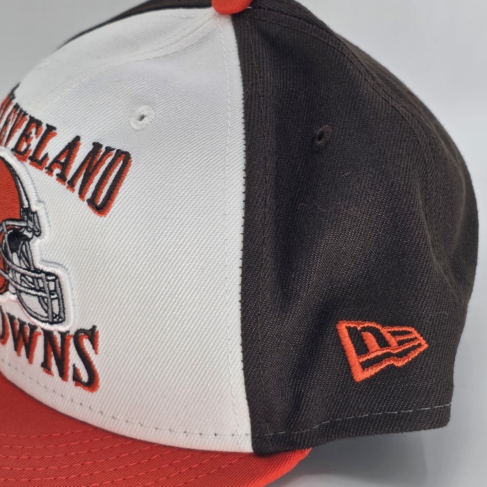 New Era Cleveland Browns 9Fifty Adjustable Snapback Hat Cap Embroidered Official - Picture 3 of 8